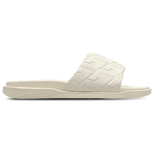Lacoste Serve Slide Dual Flip Flops And Sandals Plastic/Polycarbonate White