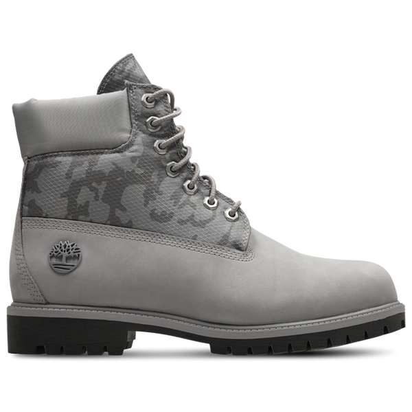 Timberland 6 Inch Boots Nubuck Silver