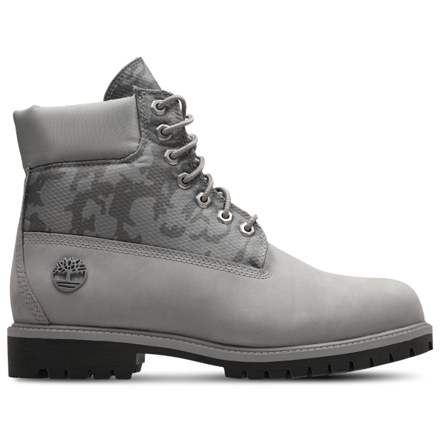 Timberland 6 Inch Boots Nubuck Silver