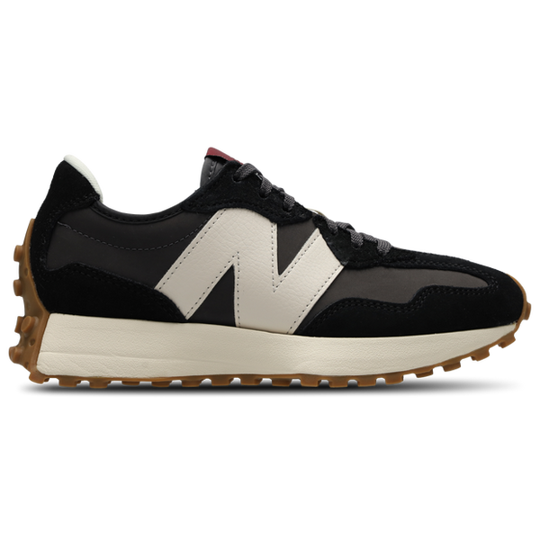 New Balance 327 Sneakers Leather & Synthetics, Polyamide Black