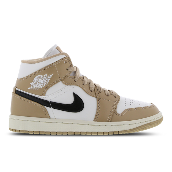 Jordan Aj1 Mid Sneakers Leather White