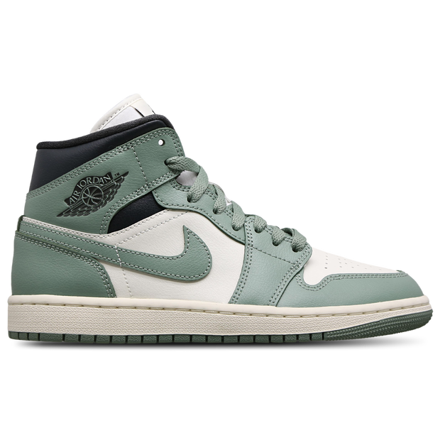 Jordan Aj1 Mid Sneakers Leather Grey