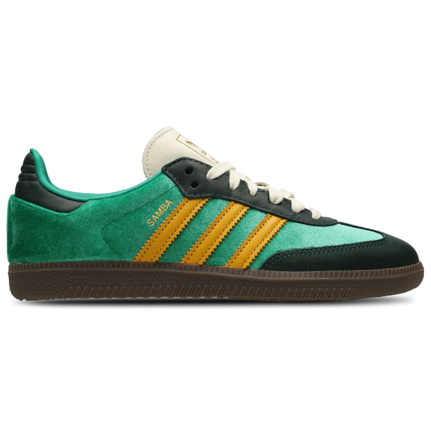 Adidas Samba Sneakers Velour Green