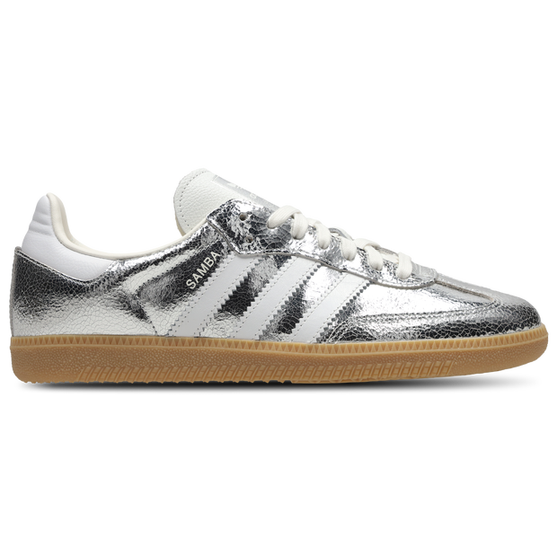 Adidas Samba Sneakers Leather Silver