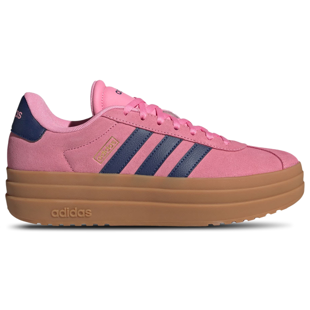 Adidas Vl Court Bold Sneakers Leather Pink