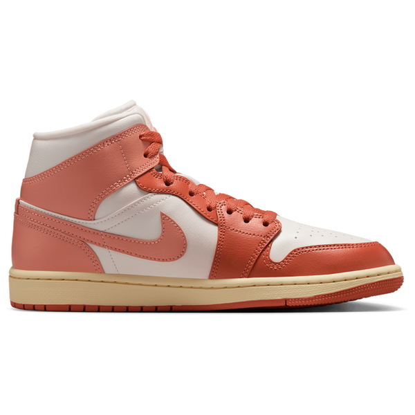 Jordan Aj1 Mid Sneakers Leather Beige