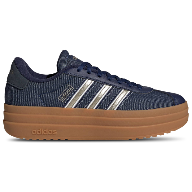 Adidas Vl Court Bold Sneakers Leather Blue