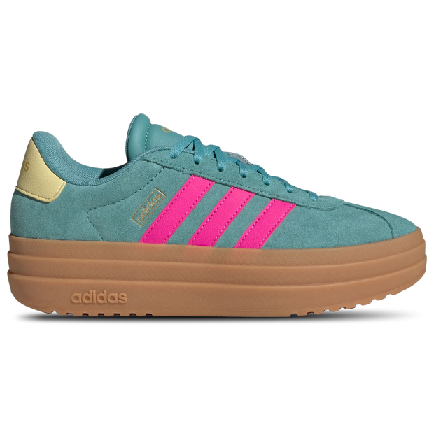 Adidas Vl Court Bold Sneakers Leather Teal