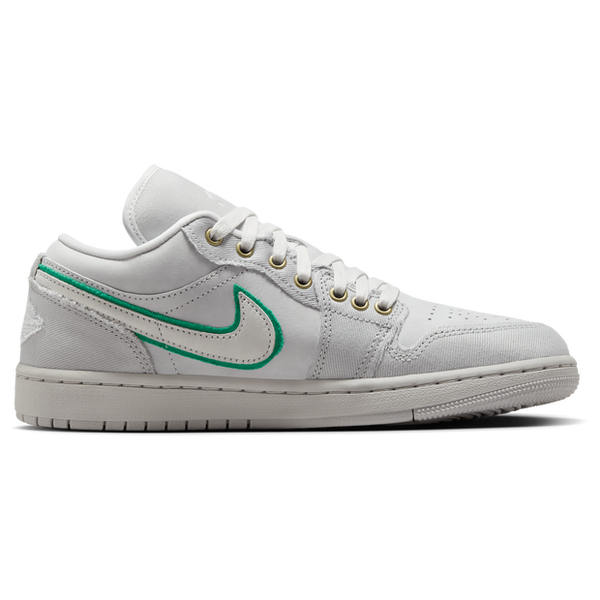 Jordan 1 Low Sneakers Leather & Grey