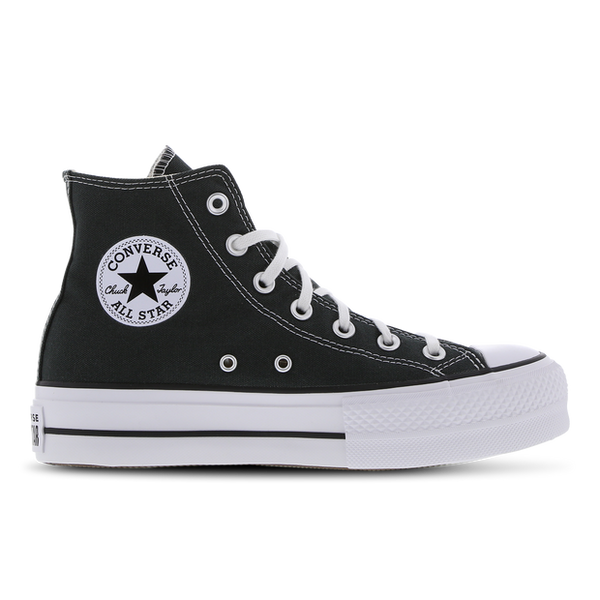 Converse Ctas Lift Platform High Sneakers Textile & White