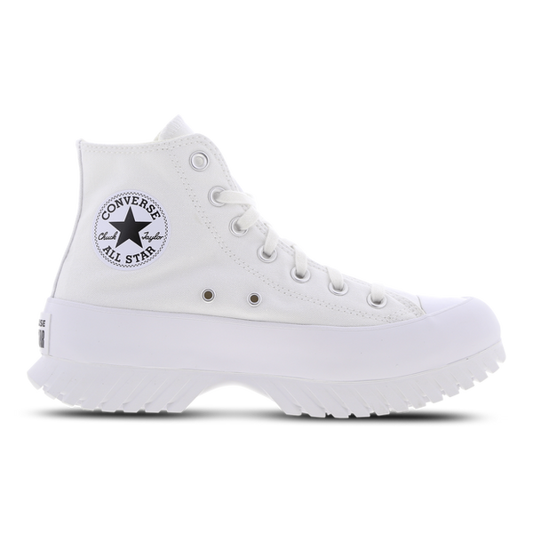 Converse Lugged Lift Platform High Sneakers Leather White