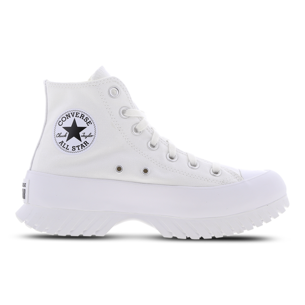 Converse Lugged Lift Platform High Sneakers Leather White