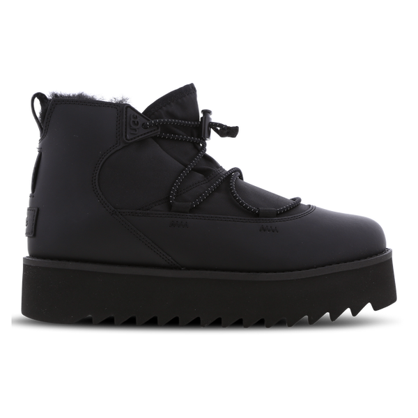 Ugg Classic Sneakers Leather & Textile Black