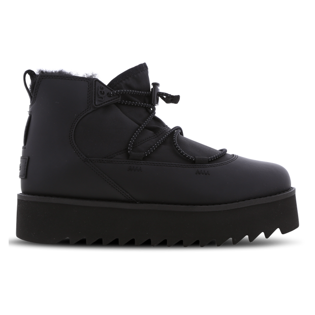 Ugg Classic Sneakers Leather & Textile Black