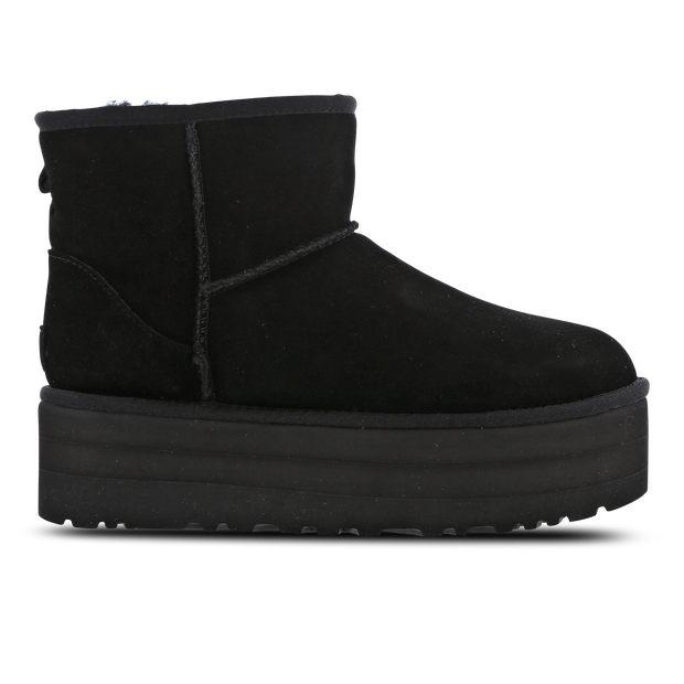 Ugg Mini Platform Sneakers Leather Black