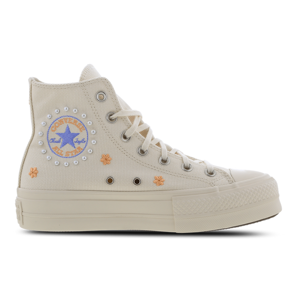 Converse Ctas Lift Platform High Sneakers Textile & Beige