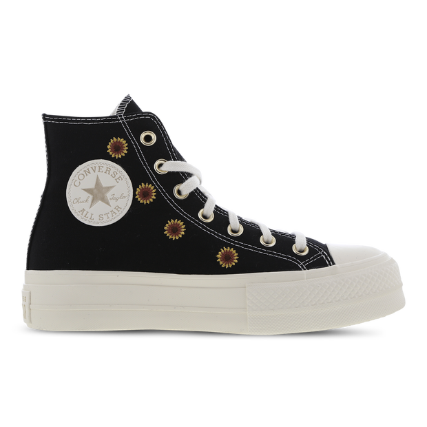Converse Ctas Lift Platform High Sneakers Textile & Black