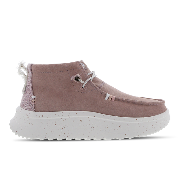 HEYDUDE Suede Shoes Pink