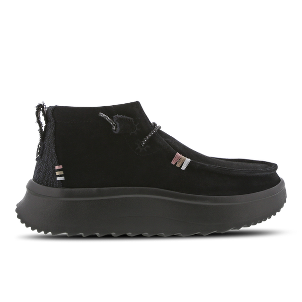 HEYDUDE Suede Shoes Black