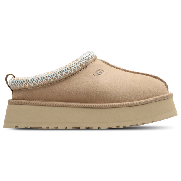 Ugg Tazz Flip Flops And Sandals Leather Beige