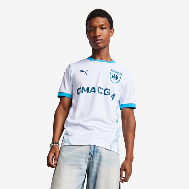 Puma Olympique De Marseille Home Jerseys/Replicas Poly Jersey White
