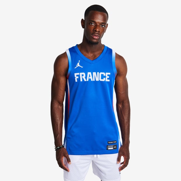 Nike Team France Olympic Basketball Jerseys/Replicas Blue