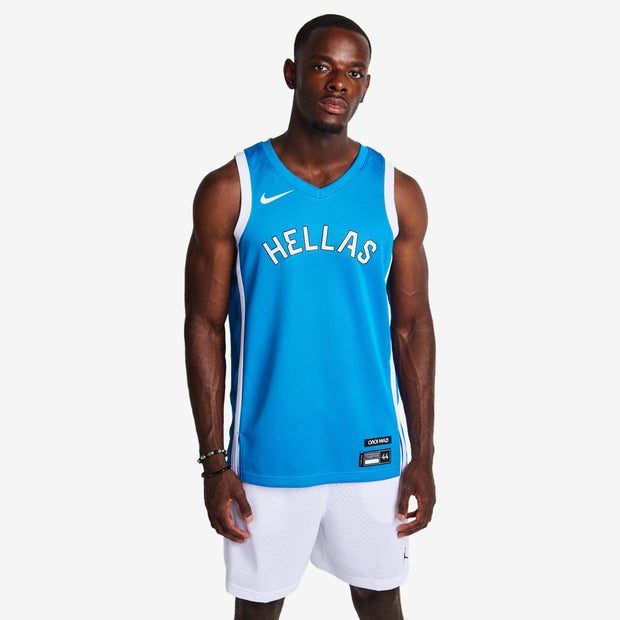 Nike Team Greece Olympic Basketball Jerseys/Replicas Blue