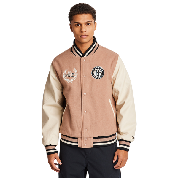 New Era Nba Jackets Wool Beige