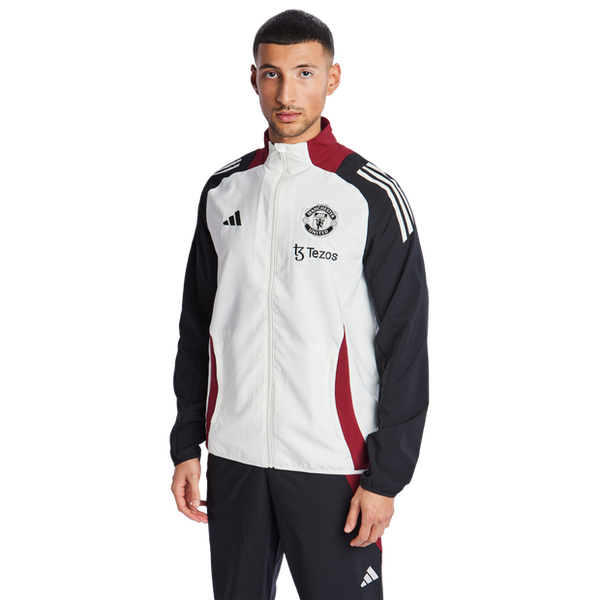 Adidas Manchester United Track Tops White