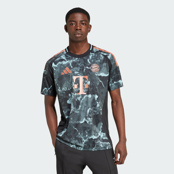 Adidas Fc Bayern 24/25 Away Jerseys/Replicas Poly Mesh Black