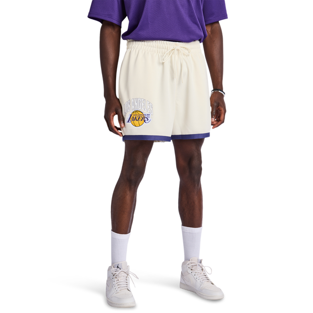 New Era Nba Shorts White
