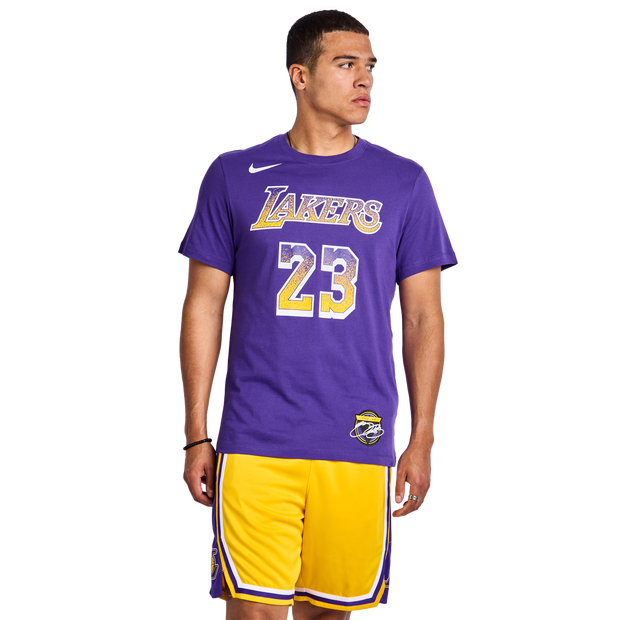 Nike Nba T Shirts Cotton Jersey Purple