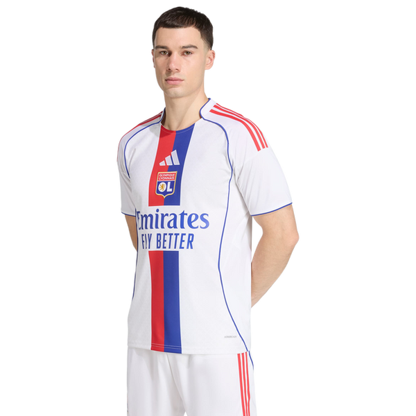 Adidas Olympic Lyon Home 25 26 Jerseys/Replicas Poly Jersey White