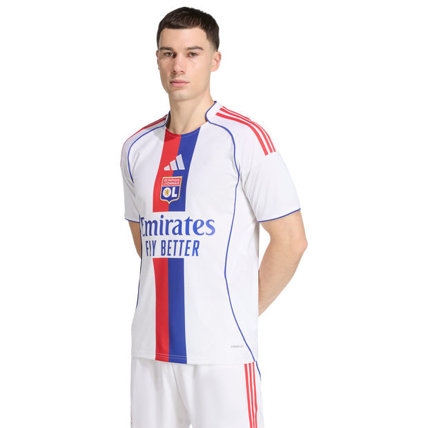 Adidas Olympic Lyon Home 25 26 Jerseys/Replicas Poly Jersey White