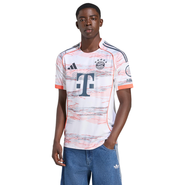Adidas Fc Bayern München Jersey Away 2025 26 Jerseys/Replicas Poly Jersey White