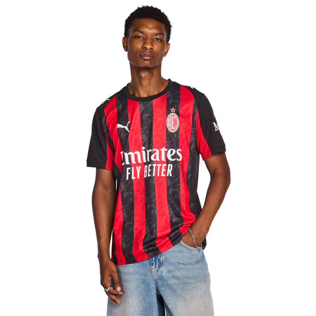 Puma Ac Milan Home 25 26 Jerseys/Replicas Poly Jersey Red