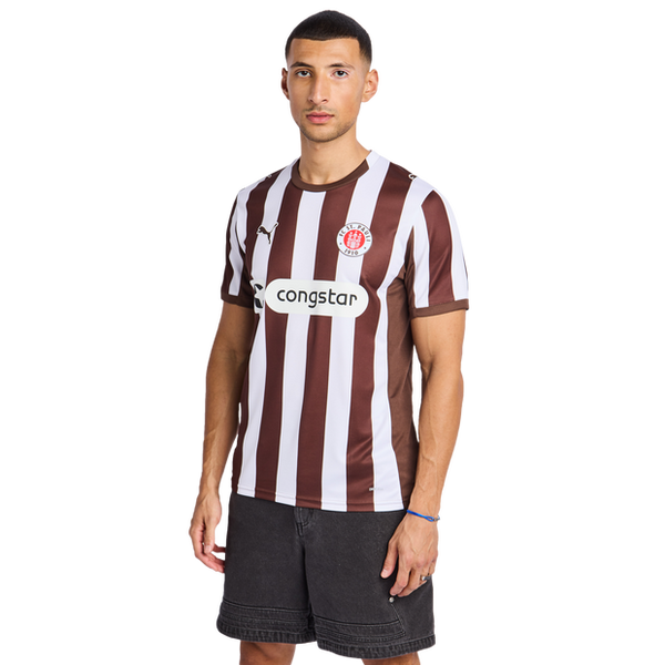 Puma Fc St. Pauli Home 25 26 Jerseys/Replicas Poly Jersey Brown