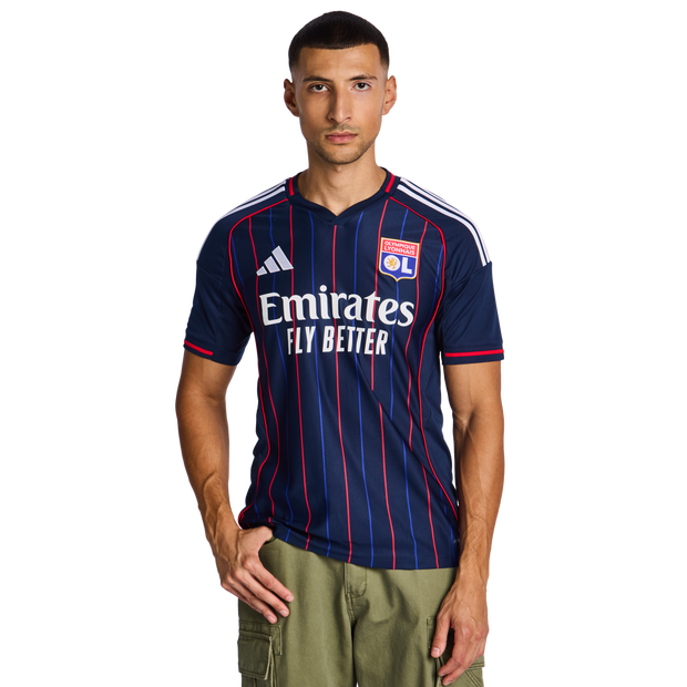 Adidas Olympic Lyon Away 25 26 Jerseys/Replicas Poly Jersey Blue