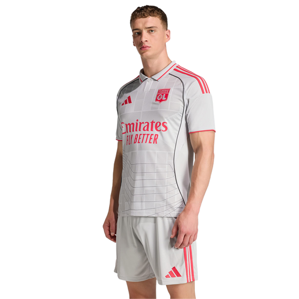 Adidas Olympic Lyon Third 25 26 Jerseys/Replicas Poly Jersey Grey