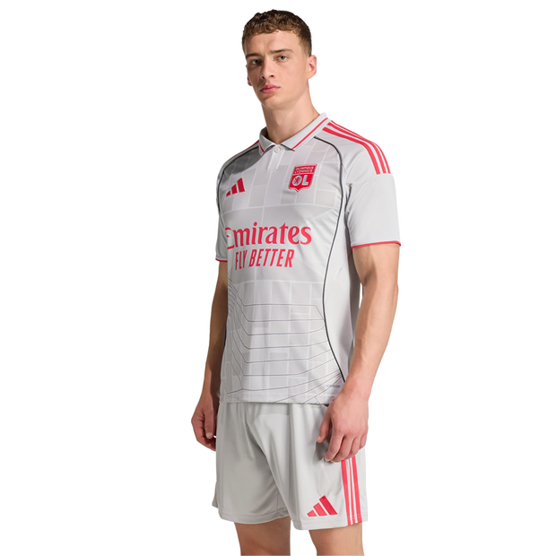 Adidas Olympic Lyon Third 25 26 Jerseys/Replicas Poly Jersey Grey