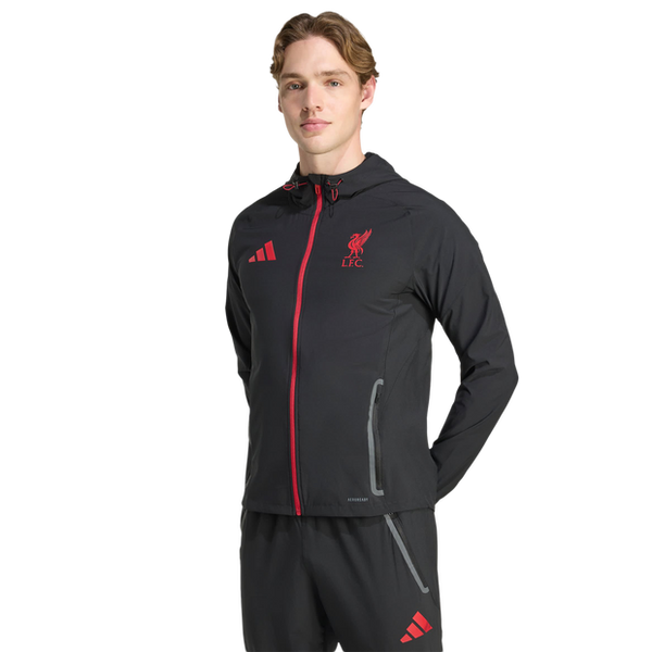 Adidas Liverpool Track Tops Poly Woven Black