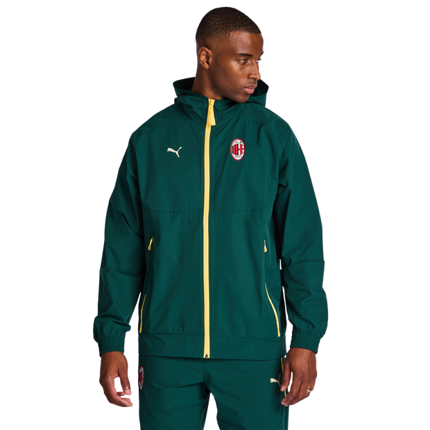 Puma Ac Milan Track Tops Poly Woven Green