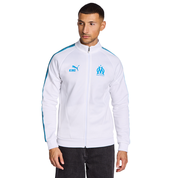 Puma Olympic Marseille Track Tops Poly Woven White
