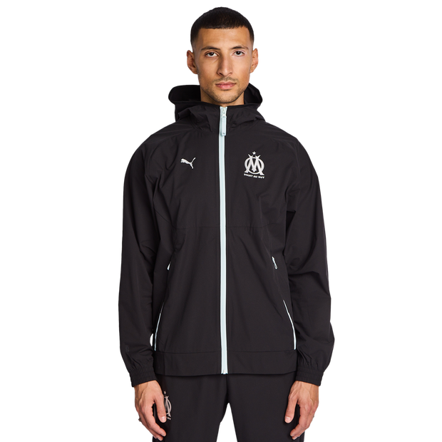 Puma Olympic Marseille Track Tops Poly Woven Black