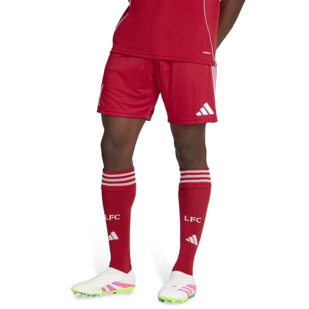 Adidas Liverpool Fc 25/26 Home Shorts Shorts Poly Mesh Red