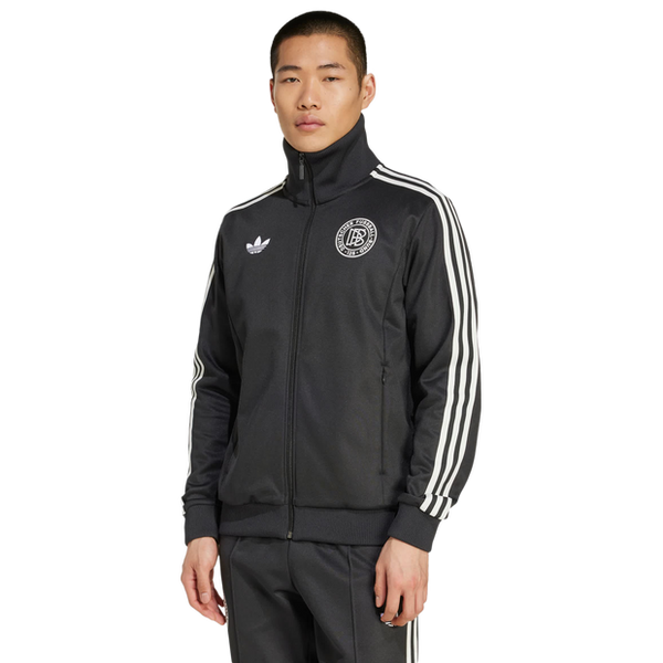 Adidas Germany Anniversary Sports Jacket Jackets Cotton Jersey Black