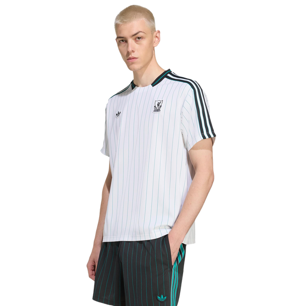 Adidas Liverpool Fc Terrace Icons Jersey Jerseys/Replicas Poly Mesh White