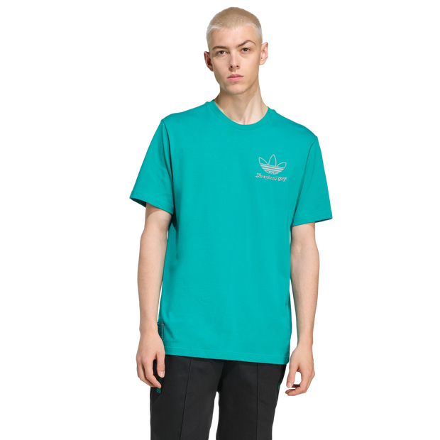 Adidas Liverpool Fc Terrace Icons T Shirt T Shirts Cotton Jersey Green