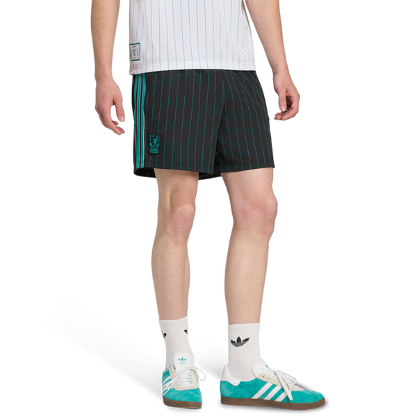 Adidas Liverpool Fc Terrace Icons Shorts Shorts Poly Mesh Black