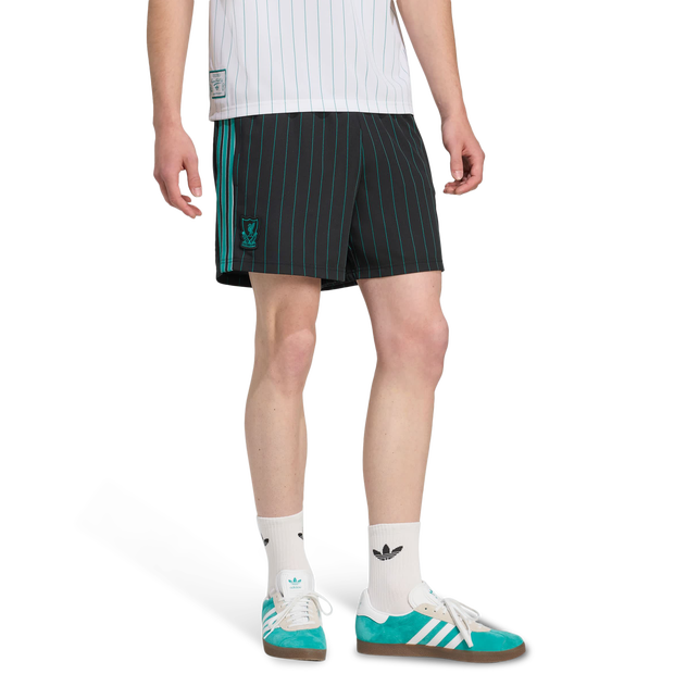 Adidas Liverpool Fc Terrace Icons Shorts Shorts Poly Mesh Black